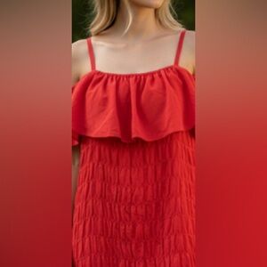 New- Large Future Collection Ruffled 
quilted front ruffle adjustable  straps